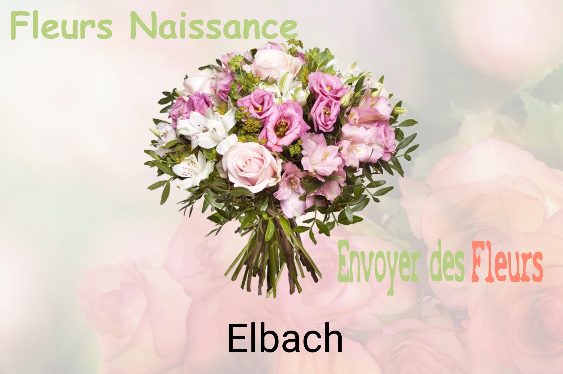 Bouquet de fleurs de naissance livré à Elbach